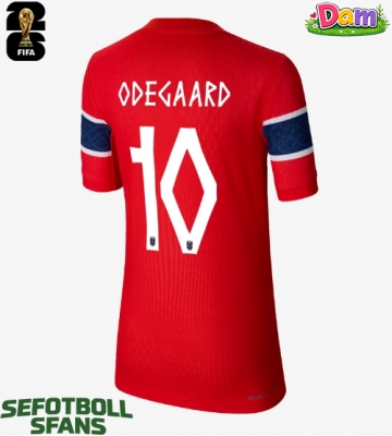 Norge Martin Odegaard #10 Hemmatröja Kvinnor VM 2026 Kortärmad